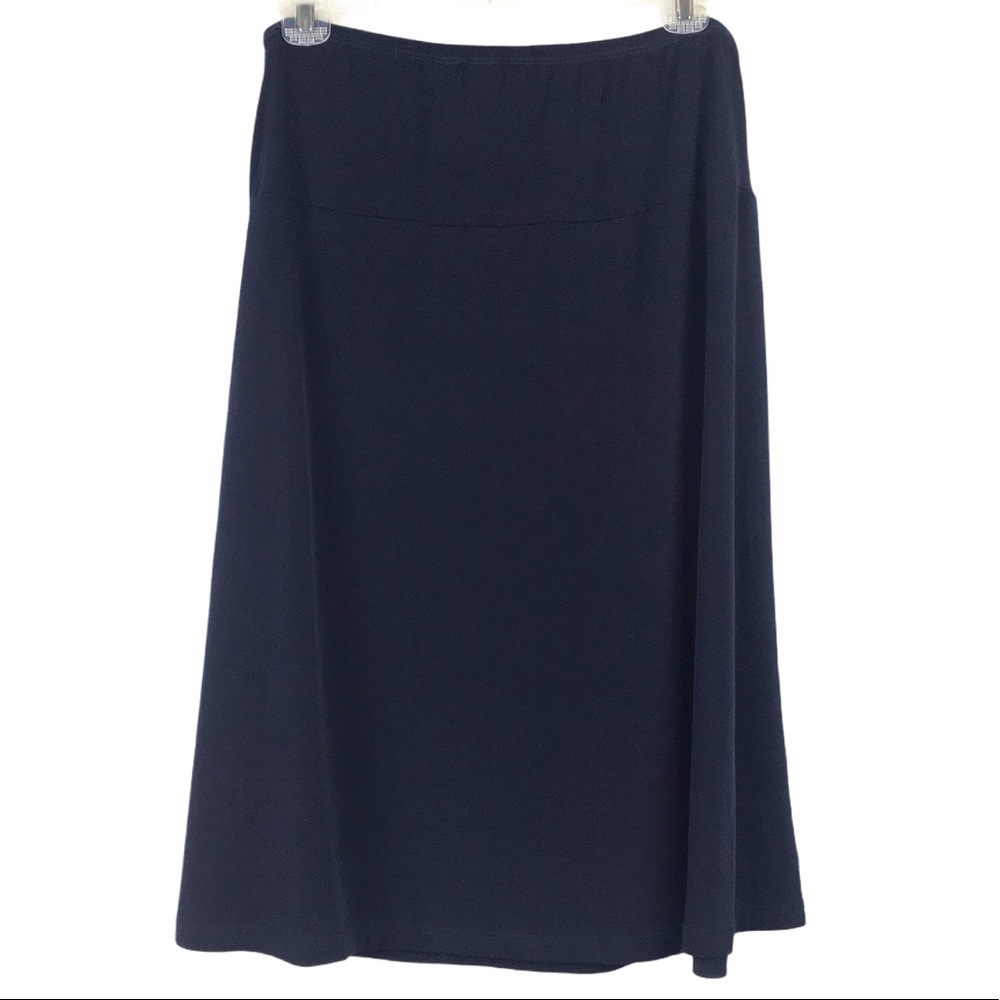Christopher & Banks Navy A line Skirt New Women Sz S - Picture 5 of 5